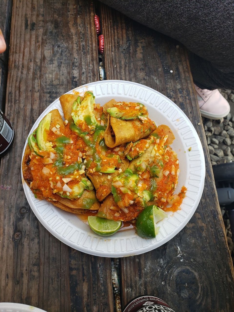 Small plates from a casual seafood restaurant.